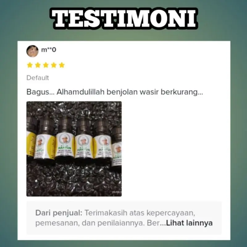 Minyak Mantun Mbah Mijan Herbal Penyakit Kulit isi 10ml 7