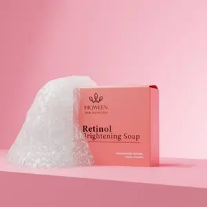 Hiqween - Retinol Brigthening Soap | Facial Wash Sabun Cuci Muka Pemutih Penghilang Flek Hitam