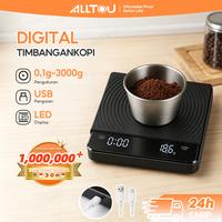 Gambar [COD]ALLTOU Timbangan Dapur Digital 5KG / 0.1GR Timbangan Kopi Digital Coffee Scale Kitchen Scale Kitchenware - Hitam (ditingkatkan) dari ALLTOU Indonesia Kab. Tangerang 1 Tokopedia