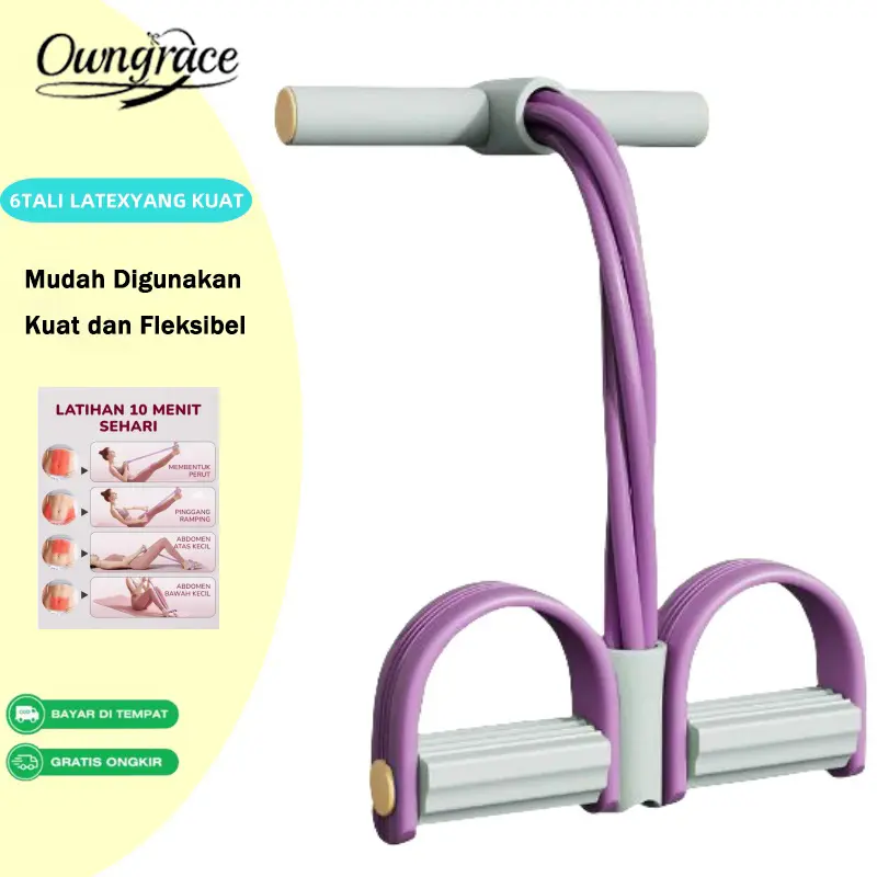 Tapis Yoga Resistance Band Six Tube Yoga Pedal Puller Resistance Band Elastic Rope Fitness Equipment For Abdominal, Waist, And Arm Training U2013 Buy The Best Products In The Online Store Pilates Kit