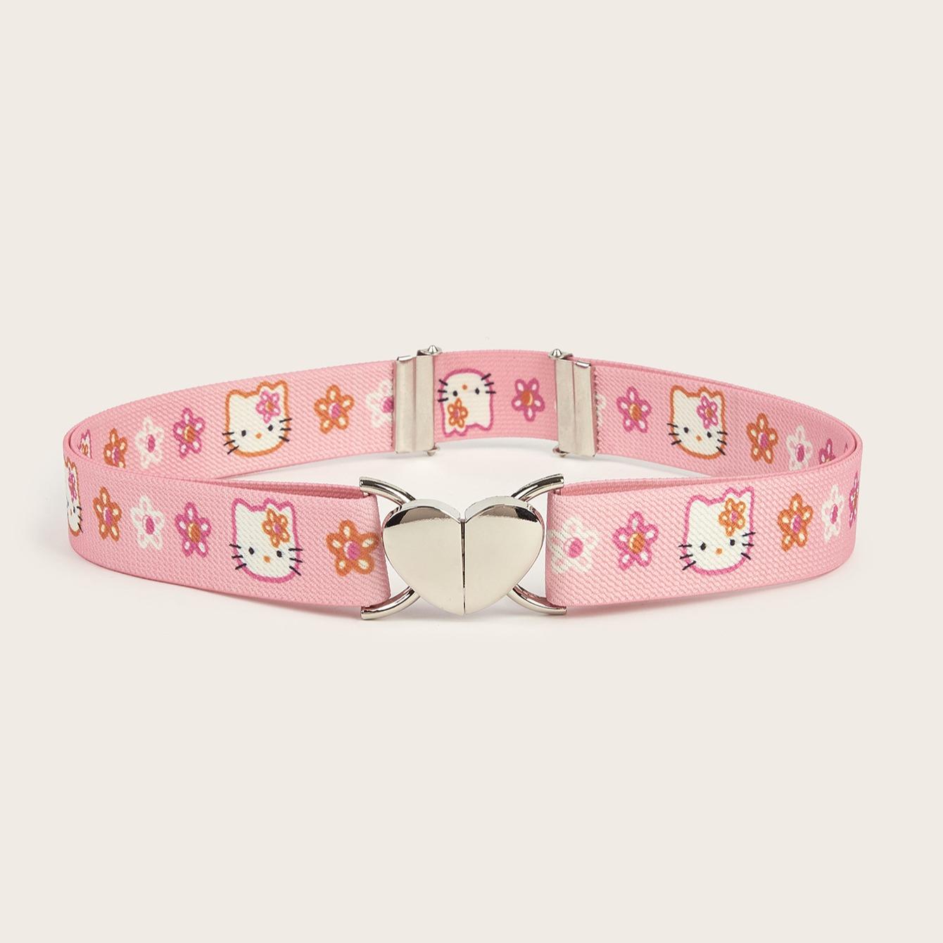 Thắt lưng vải thun co giãn tiện lợi tự điều chỉnh độ rộng hình dễ thương TL227 - Thắt Lưng Giá Tốt