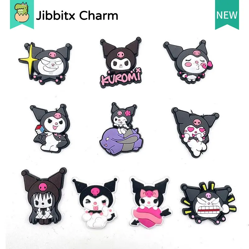 Jibbitx Charm Fashion Creative Cute Cartoon Colorful Pattern DIY Shoes Buckle/clog Button