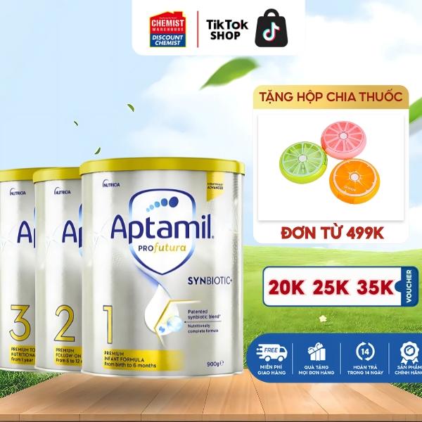 Aptamil Sữa Bột Profutura Synbiotic Úc 900gr Hỗ Trợ Hệ Tiêu Hóa & Phát Triển Trí Não