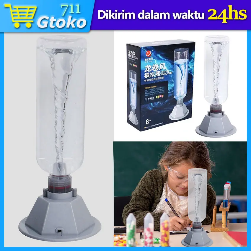 Tornado Maker DIY Botol Air Tornado Mainan Edukasi Anak