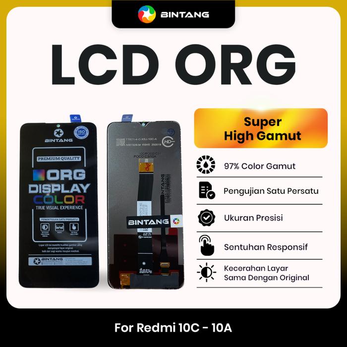 Gambar BINTANG ORIGINAL LCD Fullset Touchscreen ORG For REDMI 10C / POCO C40 dari Bintang Official Store Kota Tangerang Tokopedia