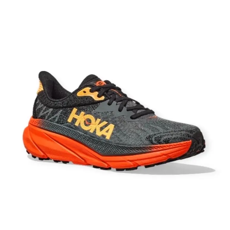 Sepatu ￼HOKA CHALLENGER ATR 7 CASTLEROCK / FLAME ORIGINAL 100% 2