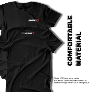 Gratis Stiker - Baju Kaos Team Pro 7 Tshirt Distro 100% katun Combed Premium Atasan Pria Wanita Oblong Keren Surfing Sablon Motor Racing