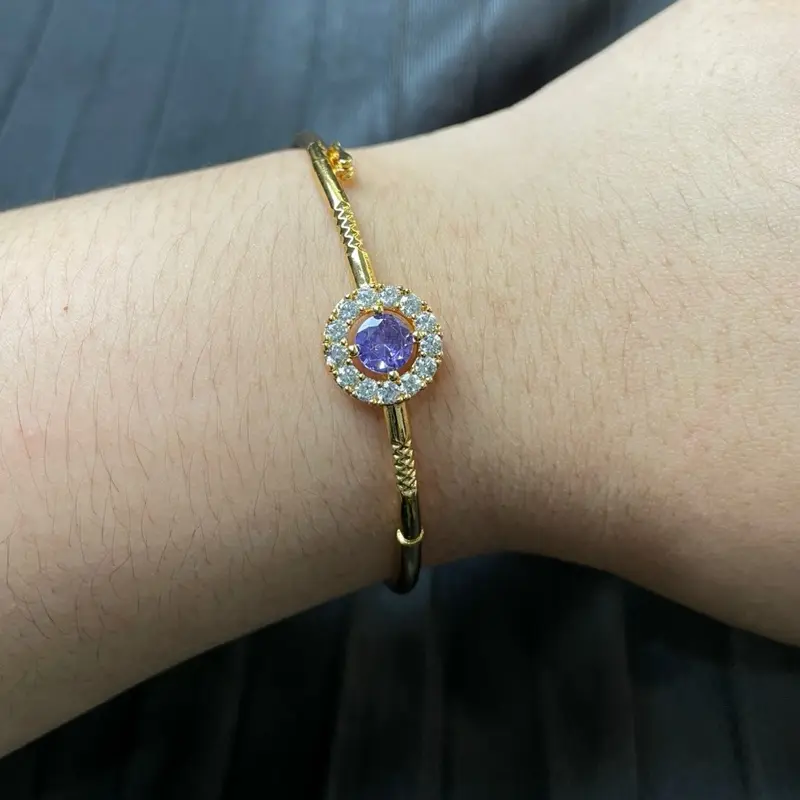GELANG BENGLE MATA UNGU MATA BUKAT BTARI PERHIASAN FASHION 0