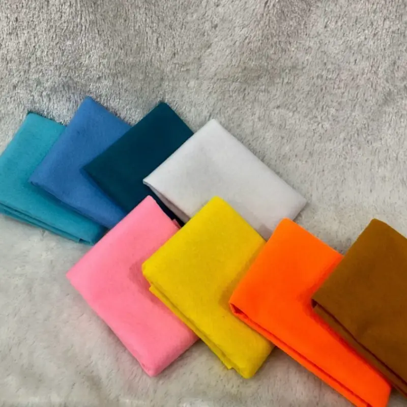 Kain Flanel berbagai macam warna Ukuran 50x50 cm