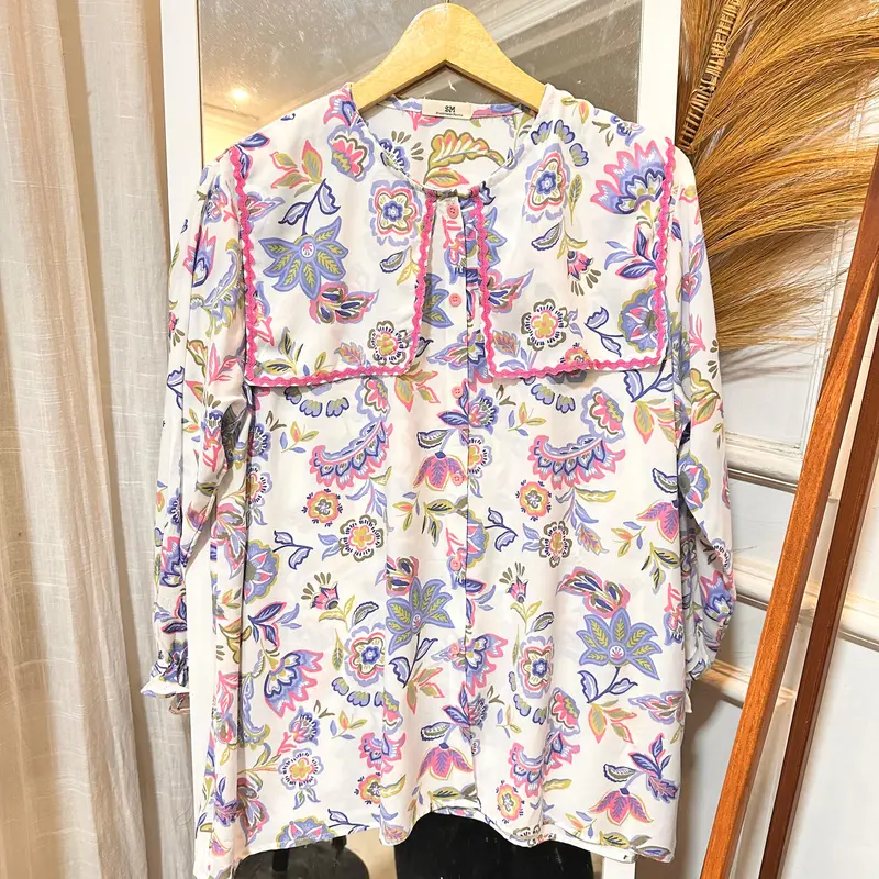 BLOUSE DEWASA | Awana Aluna Top | Atasan Baju Ibu Tangan Panjang 6