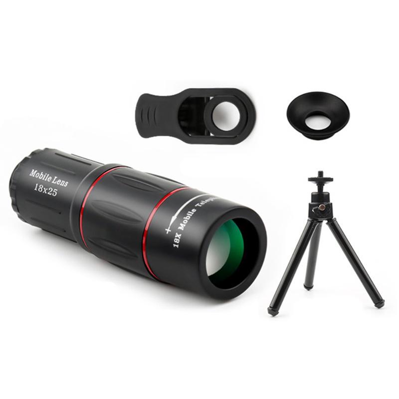 APEXEL 28X Lensa Tele Zomm HP Lens Kamera TeleZoom Apexel 18x25Universal 18X Handphone Bermata HD Ponsel Lensa Camera HP Ponsel LensaZoom Optik Dengan Tripod 5
