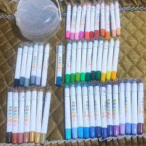 Goodbata Crayon Putar  Washable 24/36/48 Color Crayon for Kids  Tidak Beracun Yang Dapat Dicuci Seni Gambar Pastel Minyak Crayon Tidak Kotor Ditangan Washable Non Toxic Krayon Anak-anak