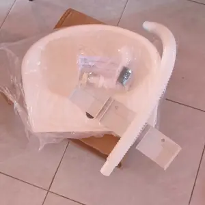 Wastafel portable tempat cuci tangan plastik PVC komplit kran air dan selang pembuangan Air