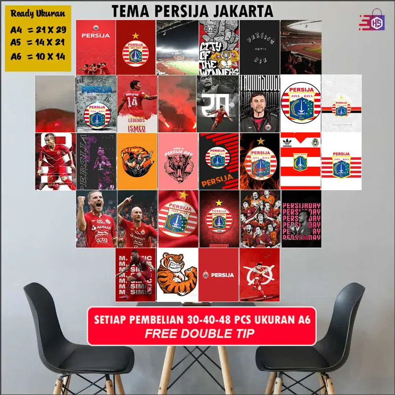 Poster dinding kamar persija jakarta 0
