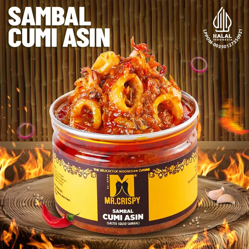 PROMO PAKET SAMBAL 4 PCS HEMAT MR CRISPY 4