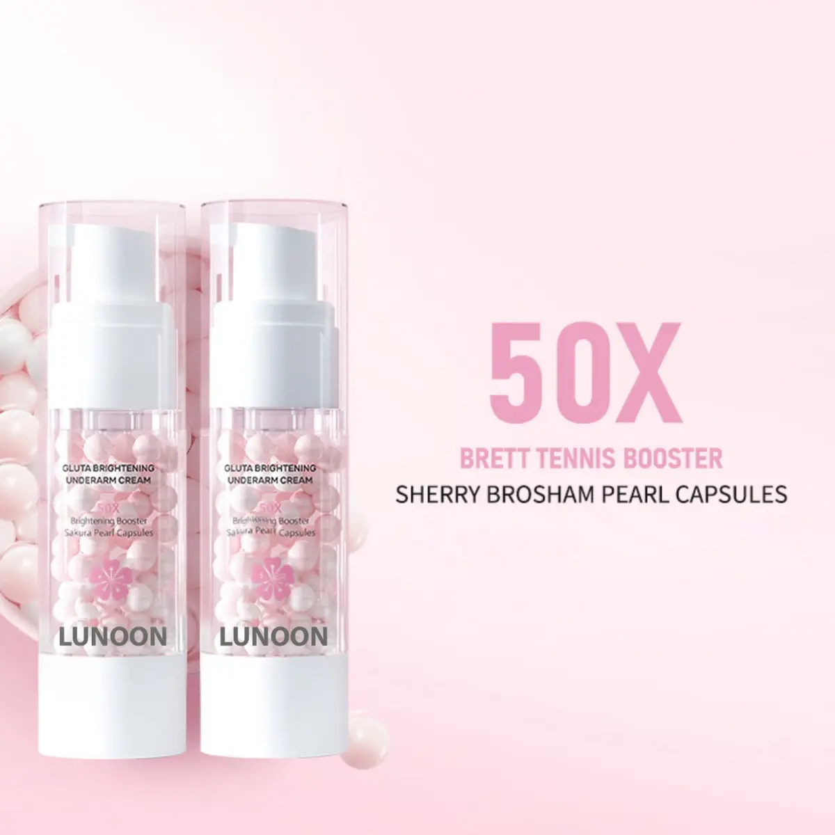 Cherry Blossom 5X Ceramide Underarm Whitening Cream Body Lotion Pearl Moisturizer 30g Skincare Body Care Smoothing Gel Hydrating