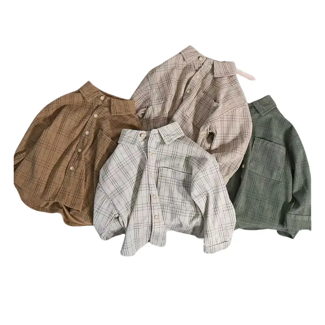 Grosir Kemeja fashion cowo || 5pcs/1seri || kode T087 Anak Flanel