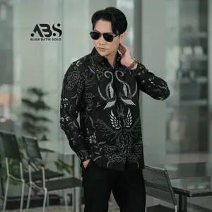 SLIMFIT ALISA BATIK SOLO | Motif Sawunggaling Kemeja Batik Pria Hitam Lengan Panjang Premium Furing Katun Best Seller Baju Nyaman kemeja viral Formal Casual SLIMFIT ALISA BATIK SOLO | Motif Sawunggaling Kemeja Batik Pria Hitam Lengan Panjang Premium Furing Katun Best Seller Baju Nyaman kemeja viral Formal Casual