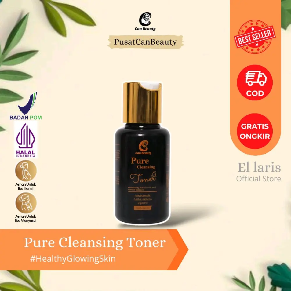 (FREE GIFT) Can Beauty TONER , BPOM , HALAL (100% ori) Skincare CanBe El laris