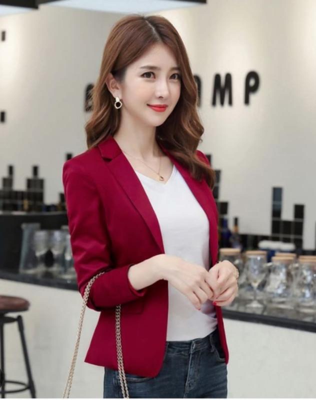 jas blazer wanita, jas kantor wanita, jas slimfit wanita 0
