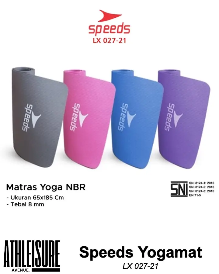 Yoga Mat Speeds 027-21 - Anti Slip dan Anti Air