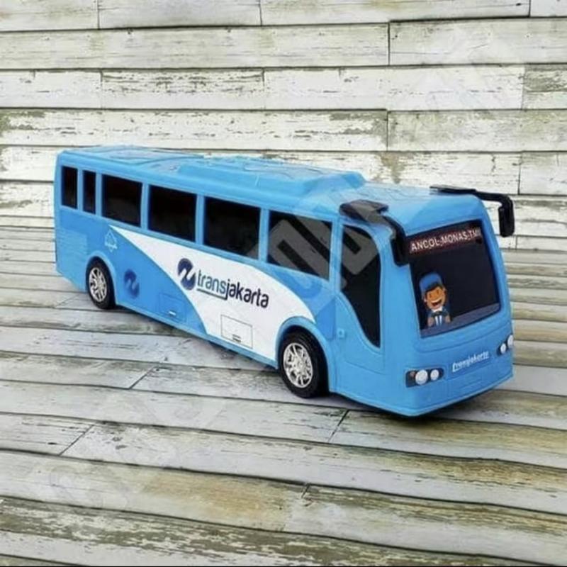 Product Introduction of Mainan Anak Mobil Bus way transjakarta Roda Plastik 6