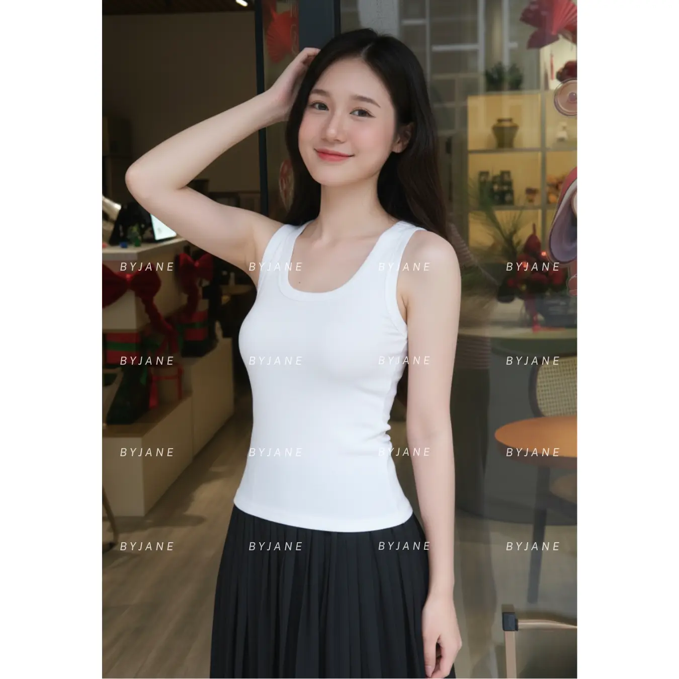 Áo ba lỗ nữ cotton mát BYJANE áo 2 dây bản to, áo tanktop phù hợp đi tập-012 | BigBuy360 - bigbuy360.vn Áo ba lỗ nữ cotton mát BYJANE áo 2 dây bản to, áo tanktop phù hợp đi tập-012 | BigBuy360 - bigbuy360.vn