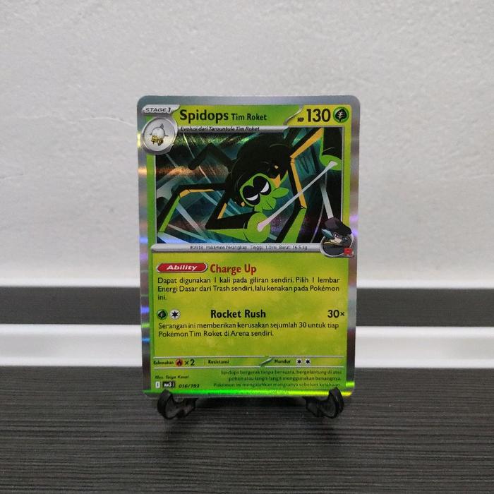 Tim Roket Rr Jual Spidops Tim Roket R Foil / Holo Evolusi Mega Impian ex MA3 Pokemon ...