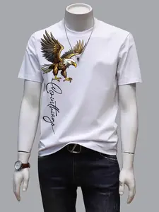 Baju kaos pria dan wanita bahan catton combed 24s sablon print DTF CORINTIANGO ELANG