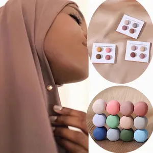 BISA COD 6653 Pin Magnet Hijab Anti Slip Premium Stylish / Pin Hijab Desain Minimalis & Elegan / Magnet Hijab Solusi Ganti Jarum Pentul