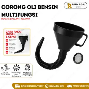 Corong Panjang Untuk Isi Oli Bensin Minyak Dan Air Radiator Wadah Serbaguna Universal