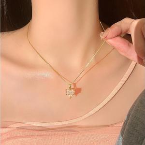 Kalung Loket Hati, untuk Wanita, Bersalut Emas 18K, Rantai Kolar Elegan, Rekaan Minimalis Cantik, Hadiah Barang Kemas, Aksesori Trendi Viral TK, Barang Kemas Mendengar