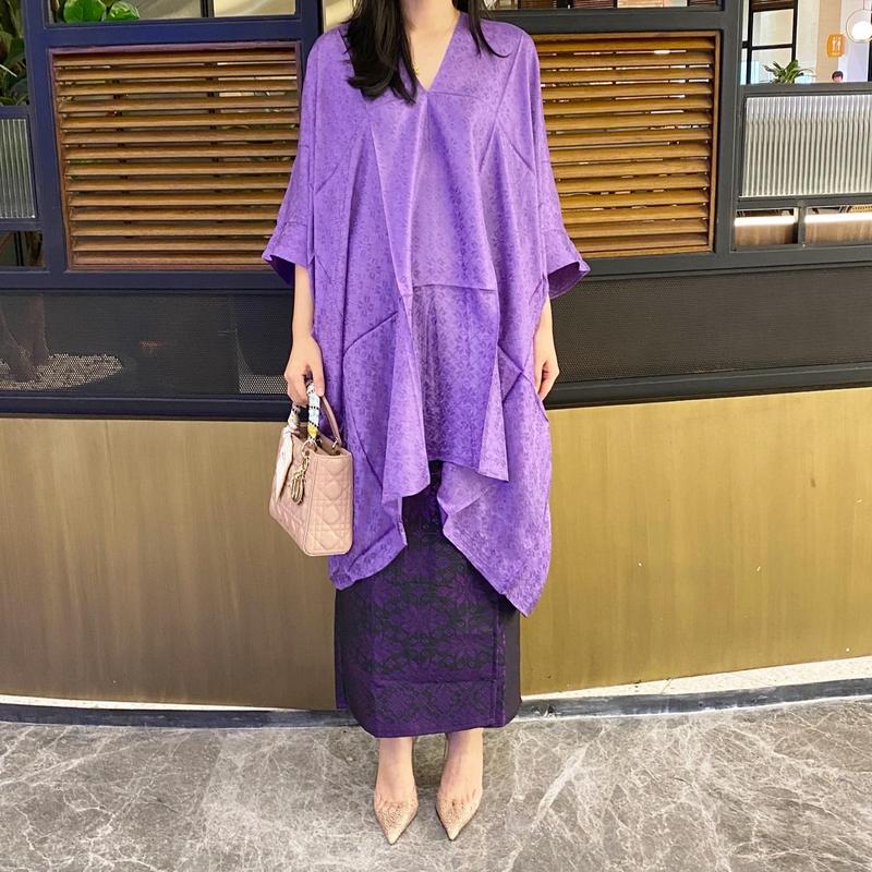 Lausboutique-Tunik Aruna-Seri Ice-Hanya Atasan Polos Fit Loose 4
