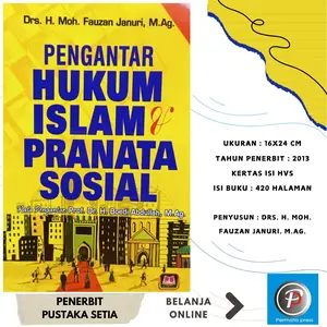 PENGANTAR HUKUM ISLAM DAN PRANATA SOSIAL - PUSTAKA SETIA