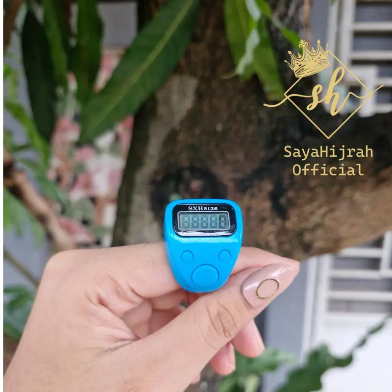 Cincin Tasbih Zikir LED Mini Adjustable Ring Muslim 7