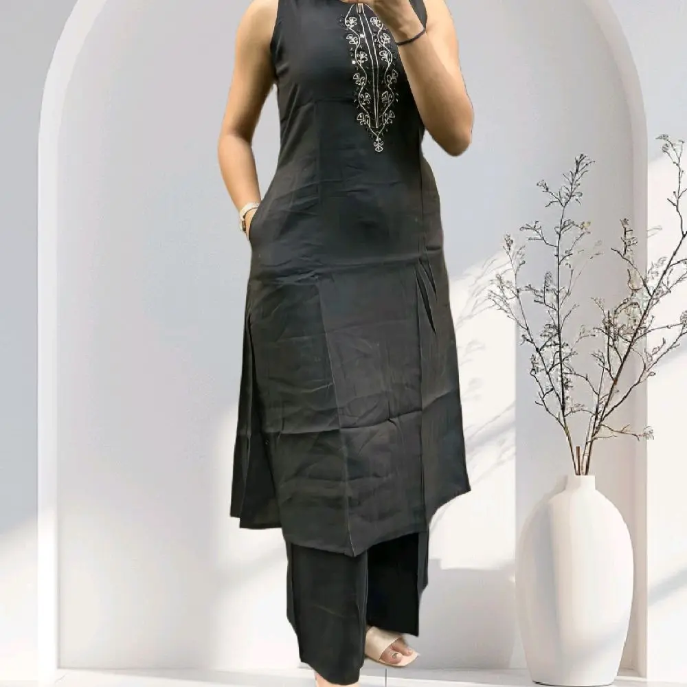 Simmey Comfy Cotton mirror Kurta set
