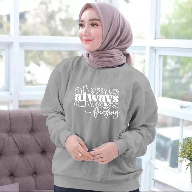 BAJU AL WAYS TERBARU - KAOS DISTRO WANITA KEREN LENGAN PANJANG TERLARIS 7