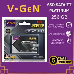 V-GEN Ssd Sata 3 Solid State Drive 2.5" 256 Gb