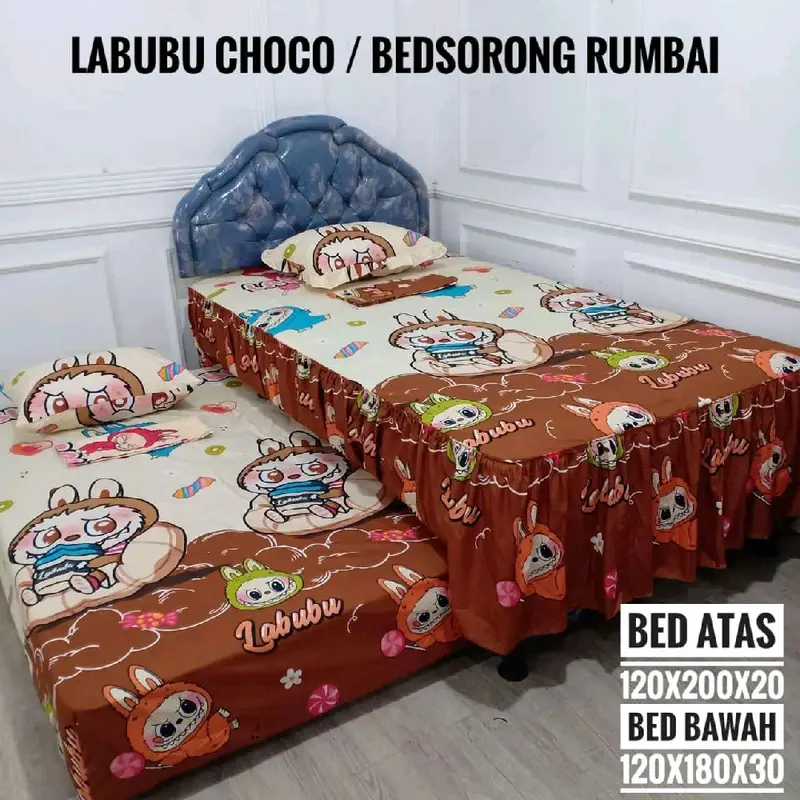 sprei bedsorong rumbai | Sprei double bed 5
