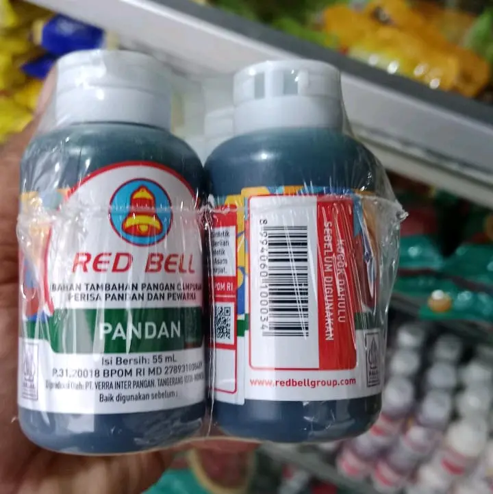 Pasta Merah Red Bell 55 ML - 6 Pcs Perasa dan Pewarna Makanan - Baking 1