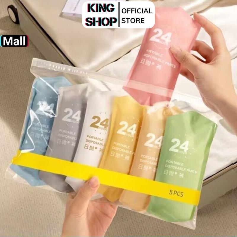 Bộ 20 Quần Lót Cotton Tinh Khiết Dùng Một Lần, Quần lót dùng một lần Lady Cotton Vô trùng Travel Business Travel Shorts Portable KING SHOP Q474-L954