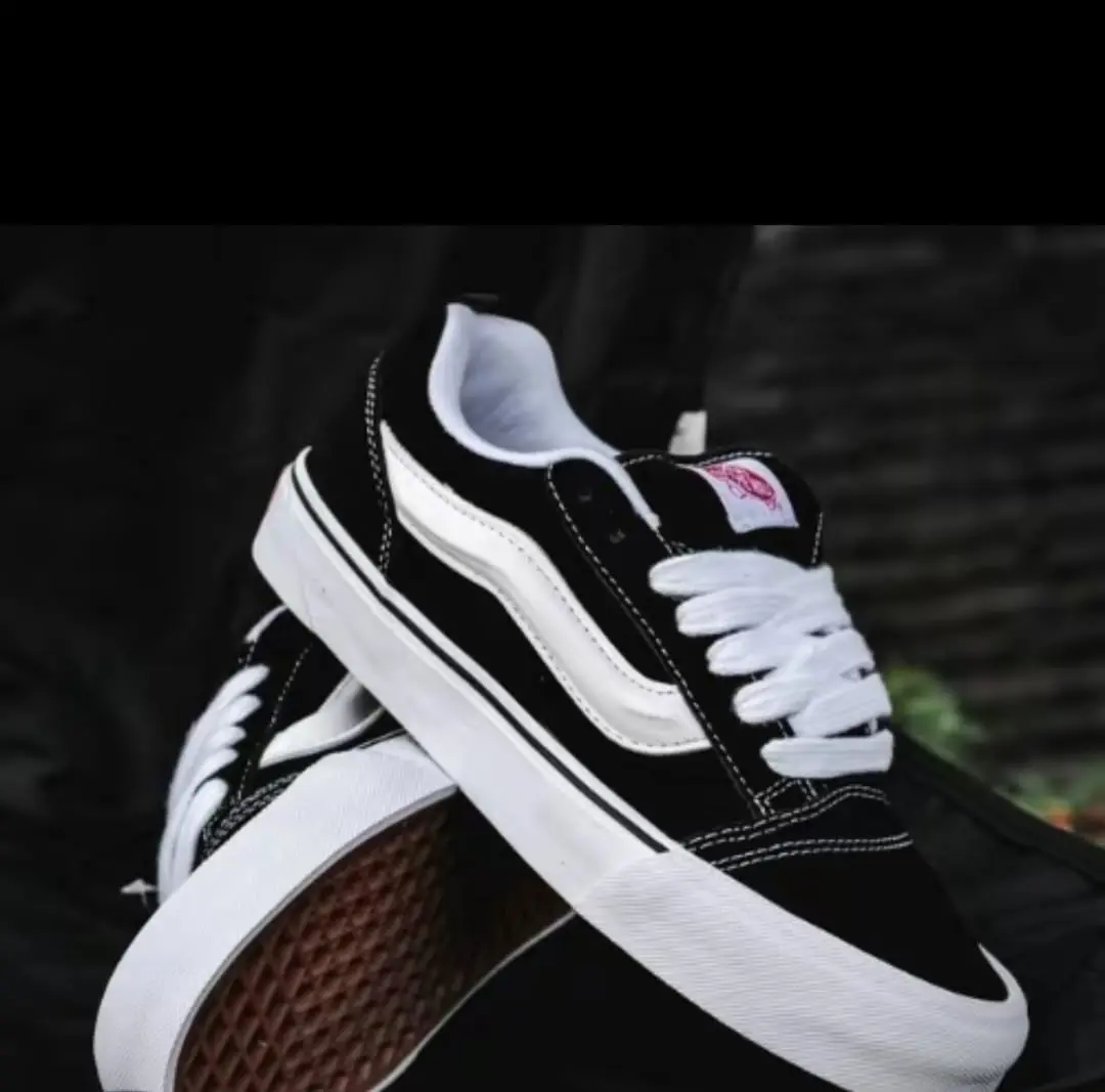 PROMO!!! Bisa COD Sepatu KNU Sckhool Black White 100% Premium Casual Pria Sneakers Wanita