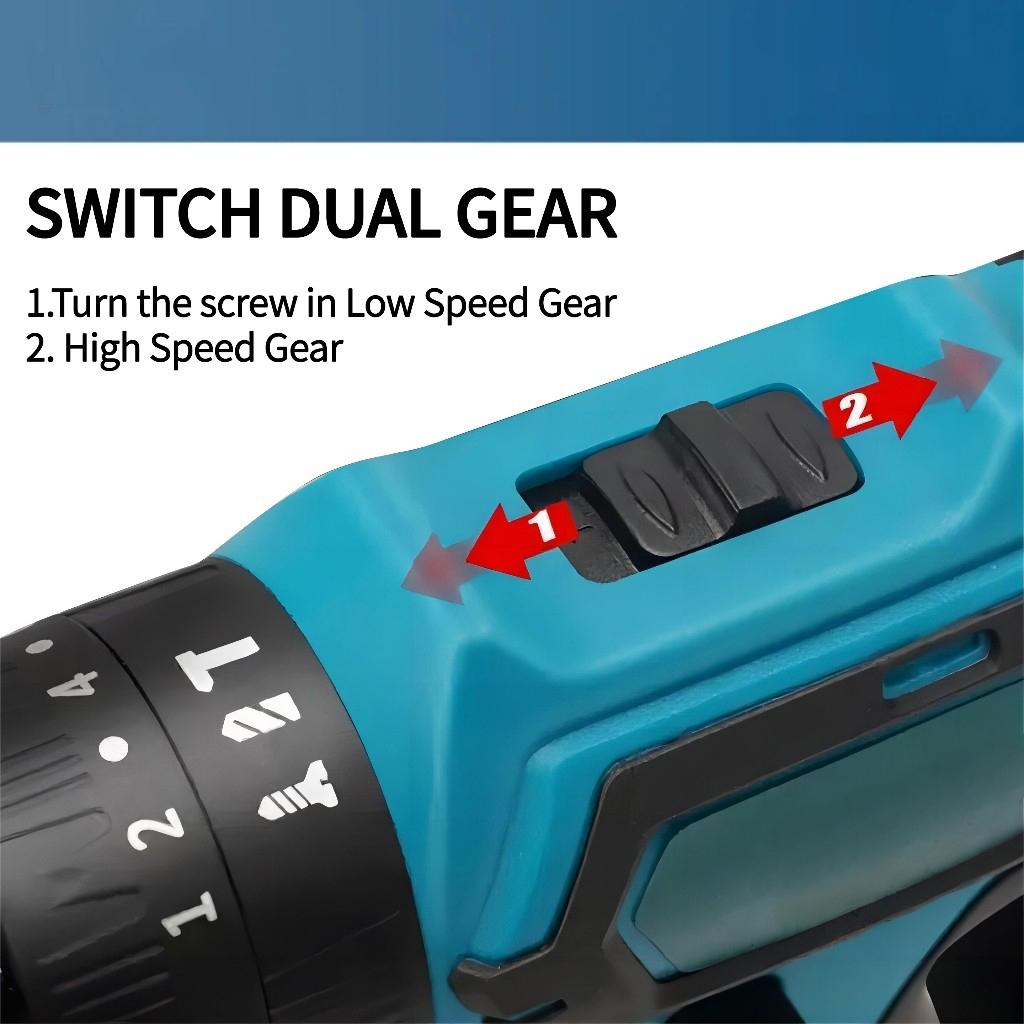 Mesin bor listrik Bor Tangan Tanpa Kabel Driver Bor Palu Tanpa Kabel 399v, Dilengkapi dengan Dua Baterai 399v Spanner Sets Mesin bor listrik Bor Tangan Tanpa Kabel Driver Bor Palu Tanpa Kabel 399v, Dilengkapi dengan Dua Baterai 399v Spanner Sets