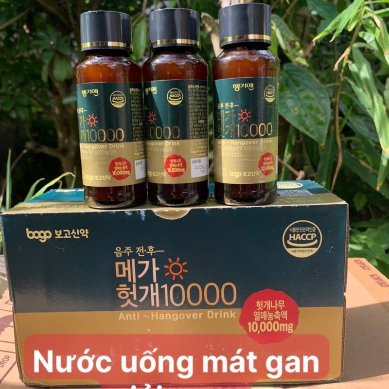 Nước uống giải rượu giải Độc gan bổ gan hộp 10 chai x100ml 4 2026