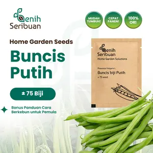 Benih Buncis Putih - Benih Sayuran Seribuan