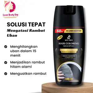 Shampoo MyIwe Penghitam Rambut Penghilang Uban Haircare Menghitamkan