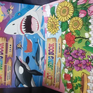 Buku Mewarnai / 8pcs Buku mewarnai  /  buku mewarnai anak / buku mewarnai SET