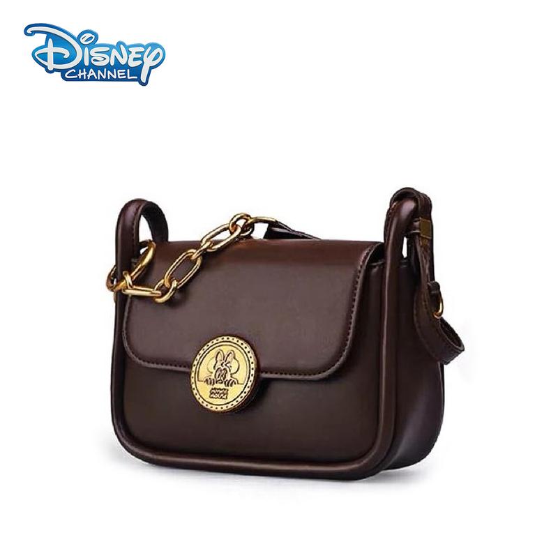 Túi Đeo Chéo Một Bên Vai Dễ Phối Đồ Mới, Disney Minnie Brownie, Túi Bánh Vuông Nhỏ Màu Nâu, Có Sẵn Thanh Toán Khi Nhận Hàng 1