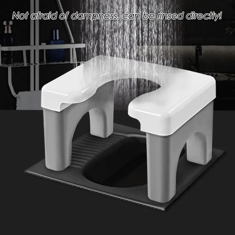 Terbaru Toilet duduk Kursi Toilet Jongkok Bahan Plastik Tebal Anti Slip Toilet kursi wc jongkok Portable 2