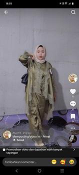 Product Review of SET OUTER FUJI dress lebaran/ kodangan pesta termurahhh baju kondangan kekinian baju one set outer set brukat mewah wanita baju bridesmaid wanita Muslim Panjang Gamis Setelan from A**3 0